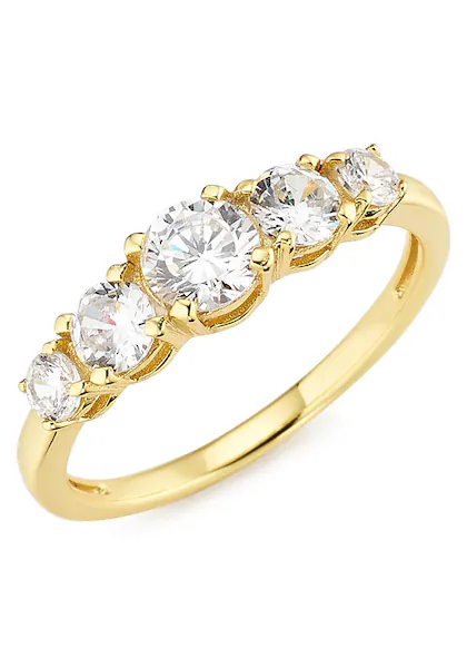 Bild von Firetti Fingerring »Schmuck Geschenk Silber 925 Silberring Verlobungsring«, mit Zirkonia (synth.)
