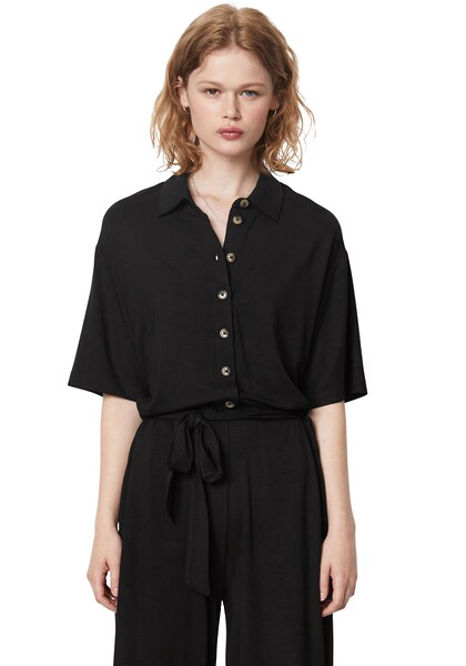 Bild von Marc O'Polo DENIM Jumpsuit, weites Bein, super weiche Qualität