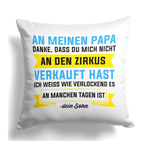 Bild von 22Feels Dekokissen – Ein persönliches Geschenk für Väter