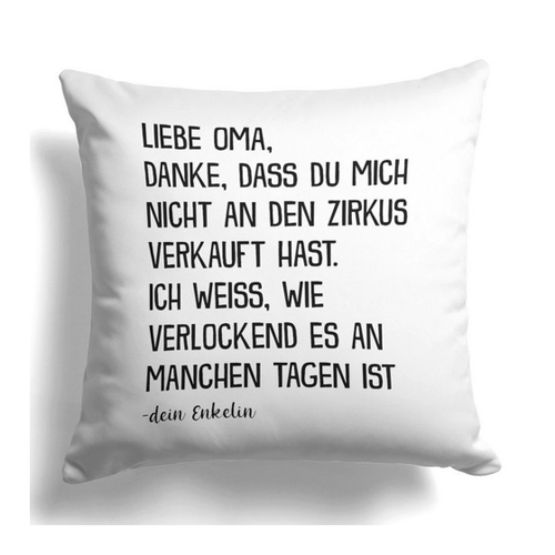 Bild von 22Feels Dekokissen – Ein besonderes Geschenk für die Oma