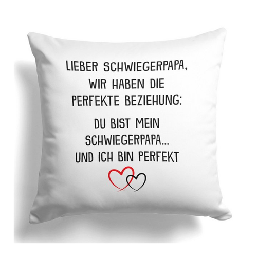 Bild von 22Feels Dekokissen für Schwiegerpapa – Ein persönliches Geschenk