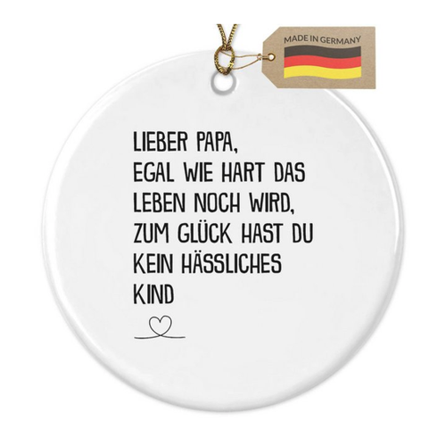 Bild von 22Feels Weihnachtsbaumkugel – Eine persönliche Geschenkidee für Papa