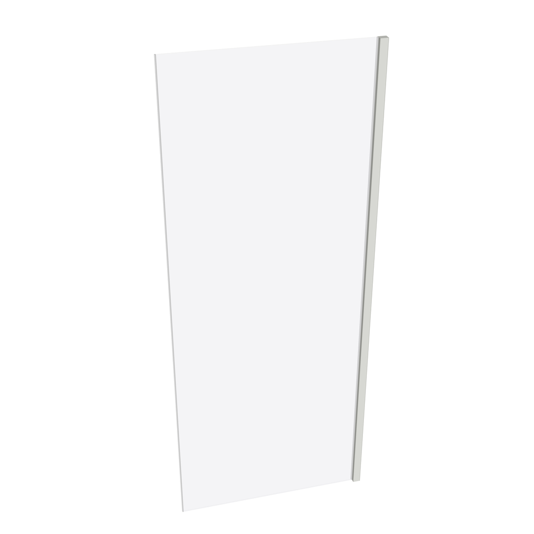 Bild von Hüppe Vita pure teilgerahmt 4-Eck Seitenwand für Gleittür 1-teilig mit festem Segment, Breite:80cm, Höhe:200cm, Befestigung li. & re., VA0202, Duschkabinen: Profilfarbe White Edition Glas ESG klar