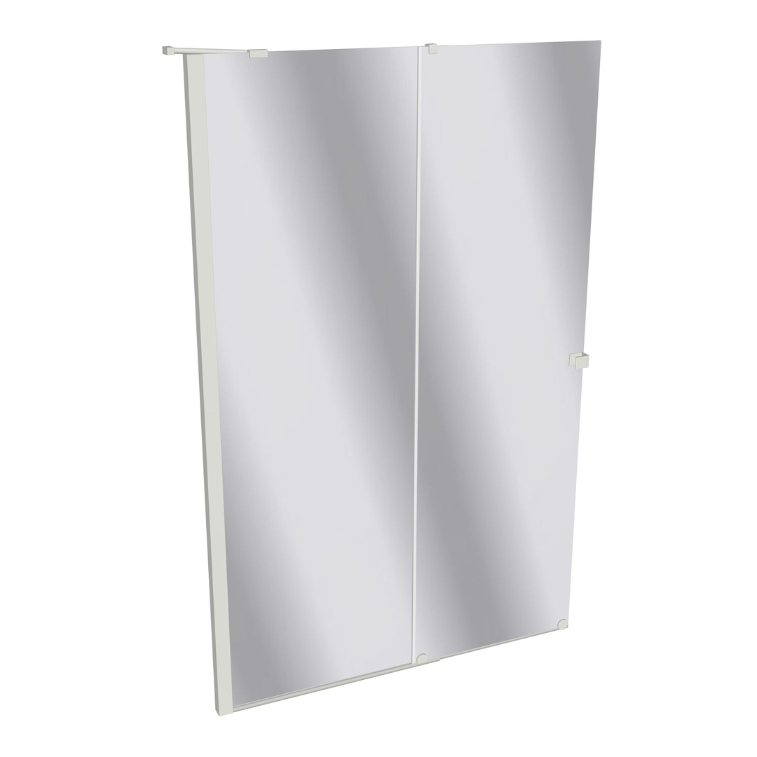 Bild von HÜPPE Xtensa pure Walk-In Gleittür 1-teilig, mit festem Segment, Breite:140cm, Anschlag links, Stabilisationsbügel, XT0125182380