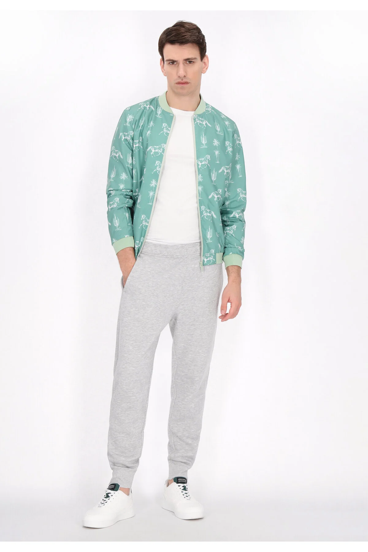 Bild von Mo Jacke Grün Regular Fit für Herren - XL