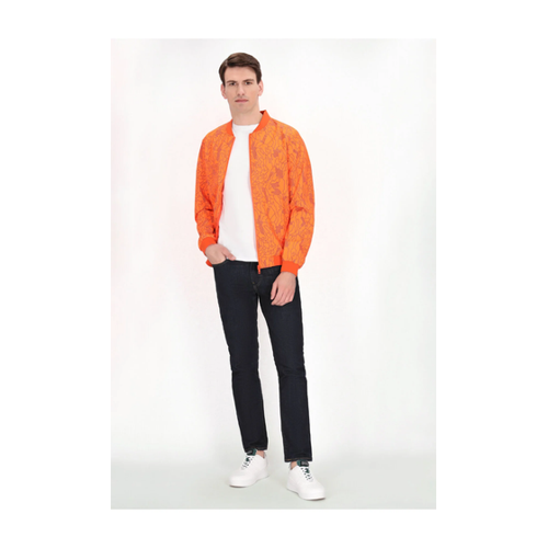 Bild von Mo Jacke für Herren in Orange - Regelmäßiger Passform-Bomberstil