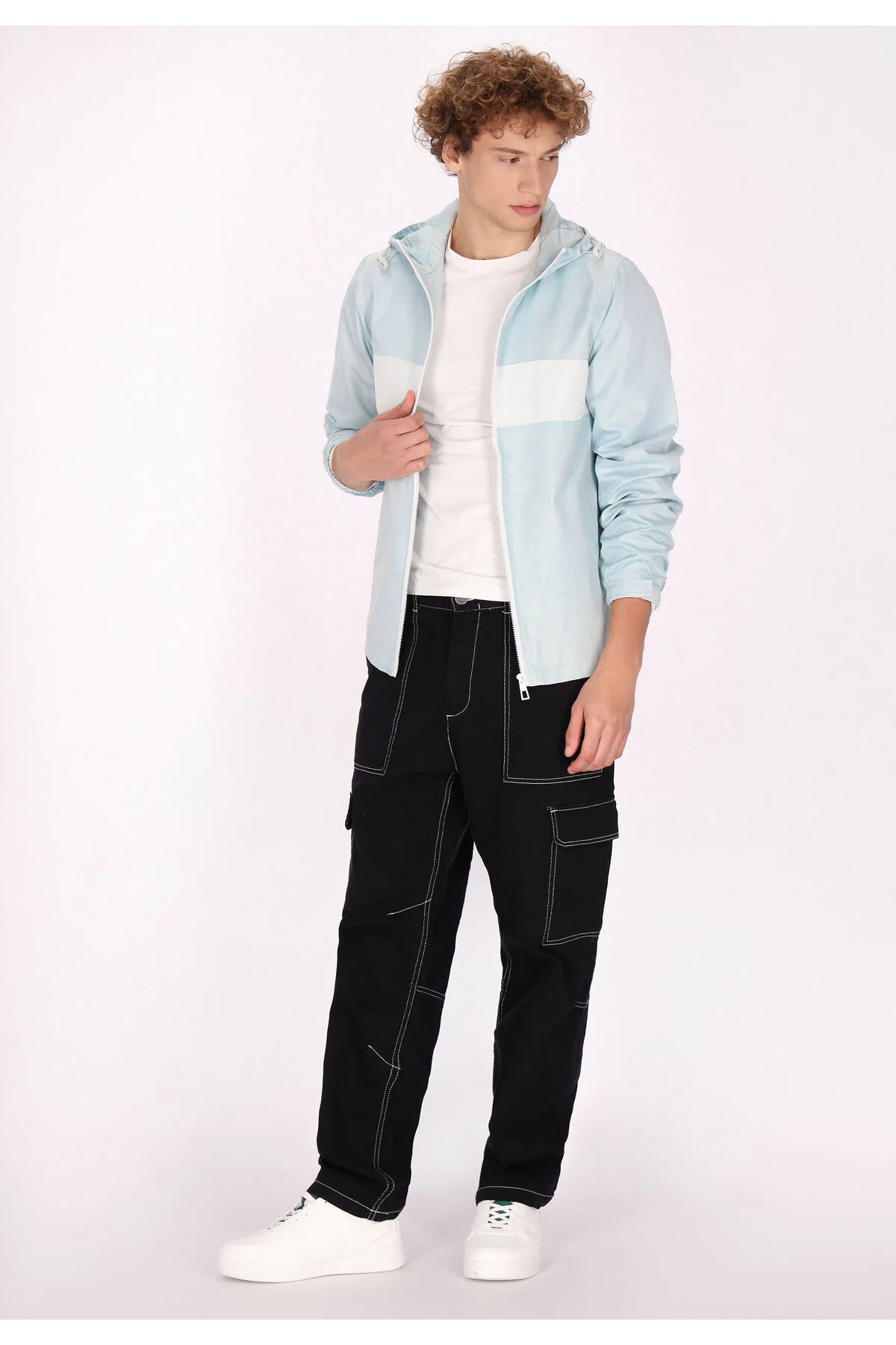 Bild von Mo Jacke Türkis Regular Fit für Herren - 2XL