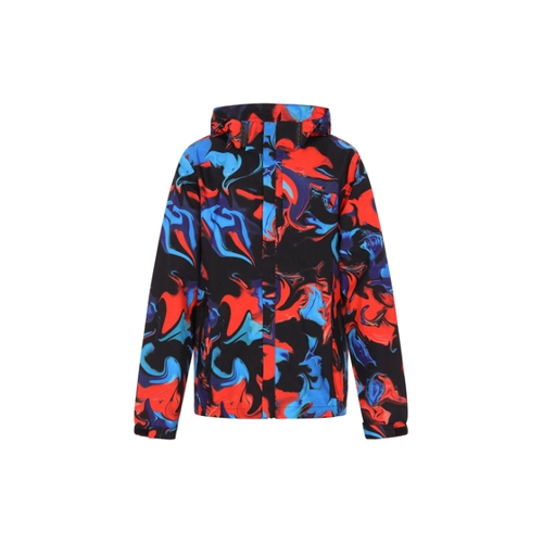 Bild von Beach Budz Herren Jacke Feuer – Mehrfarbige Bomberjacke für den lässigen Look