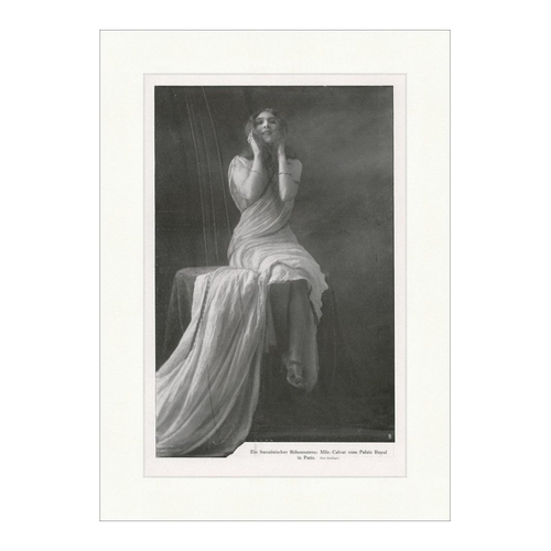 Bild von Elegantes Faksimile eines Photographiedrucks