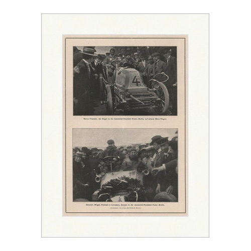 Bild von Eleganter Photographiedruck mit Schrägschnittpassepartout