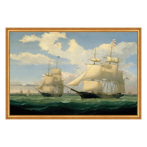 Bild von Eleganter Gicléedruck in antikisiertem Rahmen
