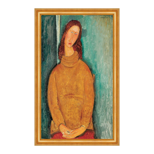 Bild von Eleganter Kunstdruck im handvergoldeten Rahmen