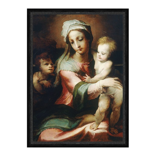 Bild von Kunstdruck Madonna and Child with Infant John the Baptist Beccafumi