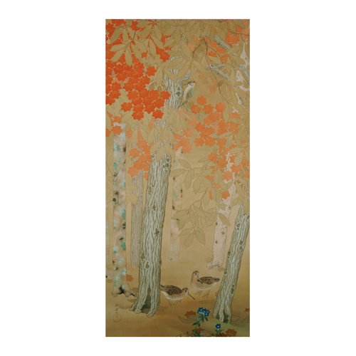 Bild von Kunstdruck Birds and Flowers of Four Seasons 03 Autumn Araki Jippo