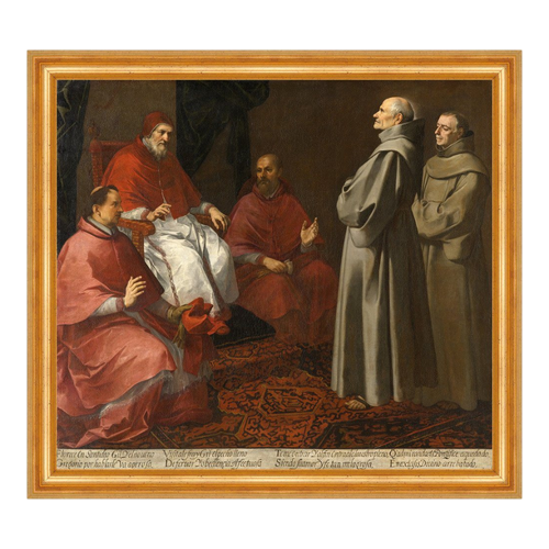 Bild von Kunstdruck The Blessed Giles Before Pope Gregory IX von Murillo