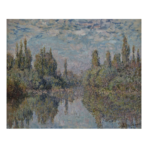Bild von Kunstdruck La Seine a Vetheuil von Claude Monet