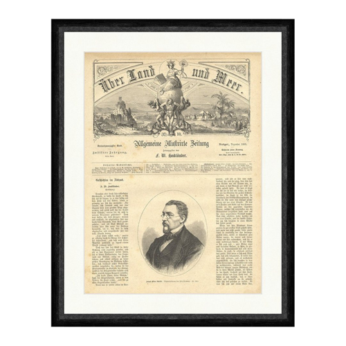 Bild von Faksimile Holzstich aus dem Jahr 1870