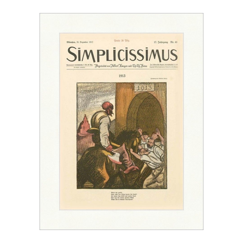 Bild von Faksimile der Zeitschrift Simplicissimus (1915)