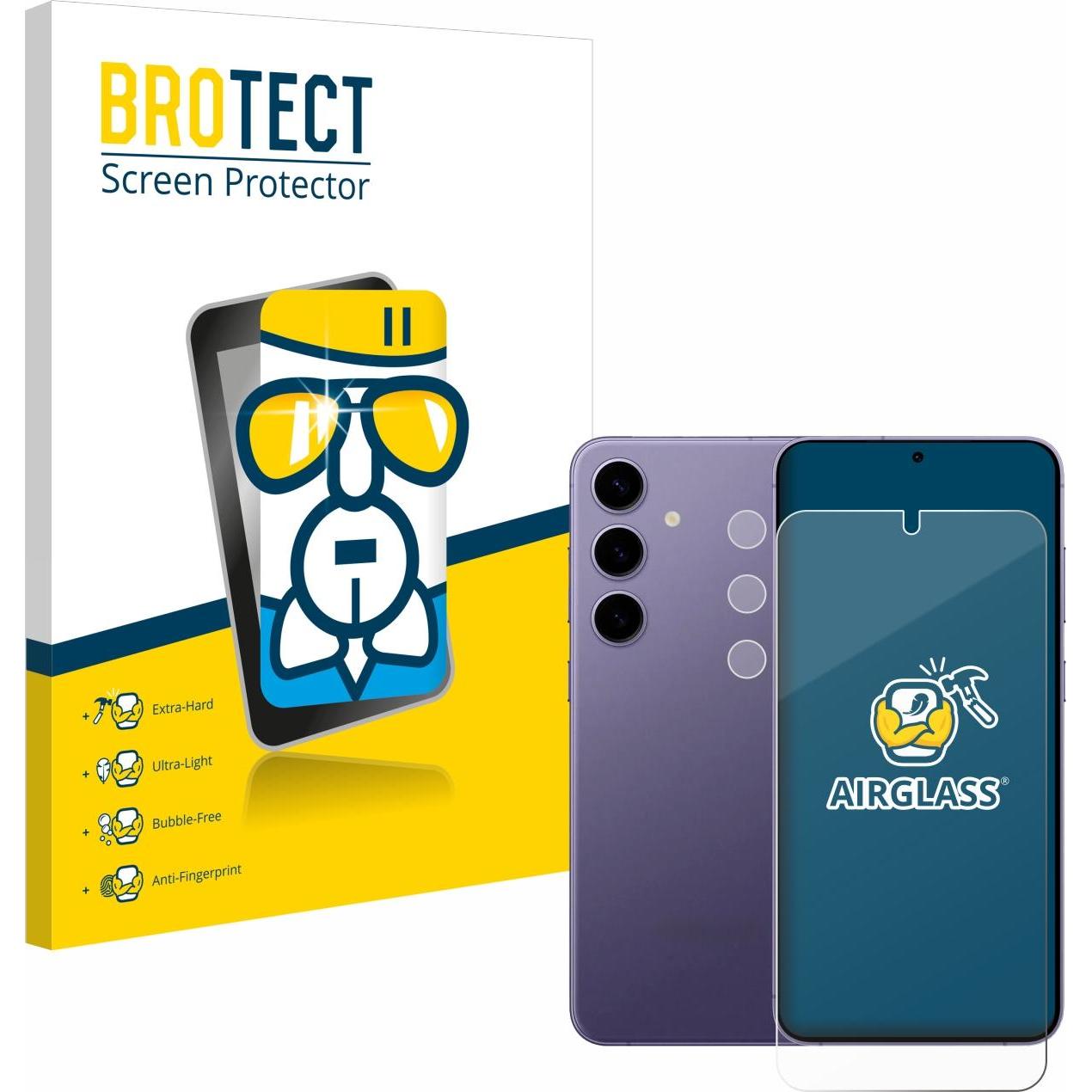 Bild von BROTECT AirGlass Panzerglasfolie (1 Stück, Samsung Galaxy S21), Smartphone Schutzfolie, Transparent