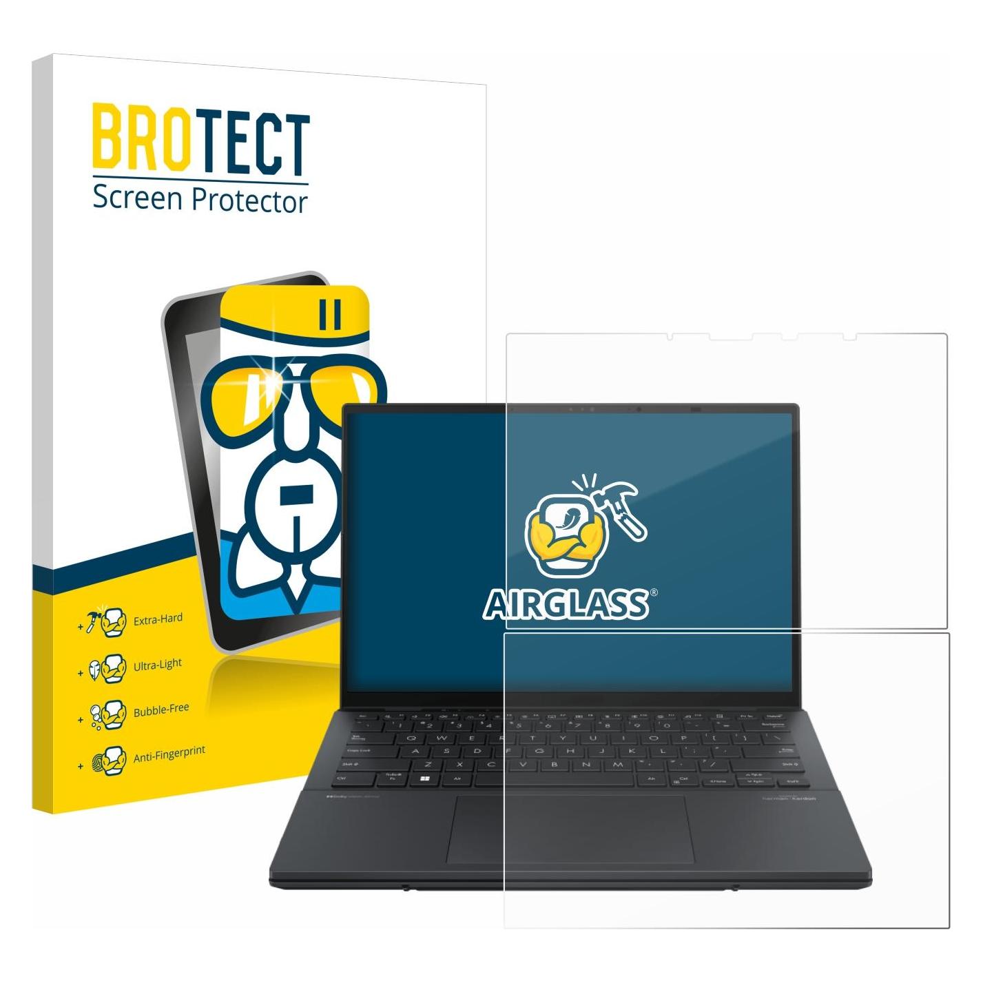 Bild von BROTECT AirGlass Panzerglasfolie (8406"), Notebook Schutzfolie