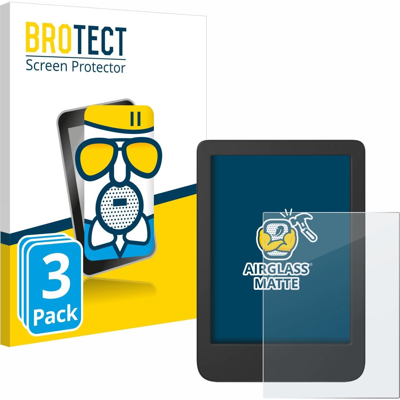 Bild von BROTECT AirGlass Panzerglasfolie Matt, eReader Zubehör, Grau