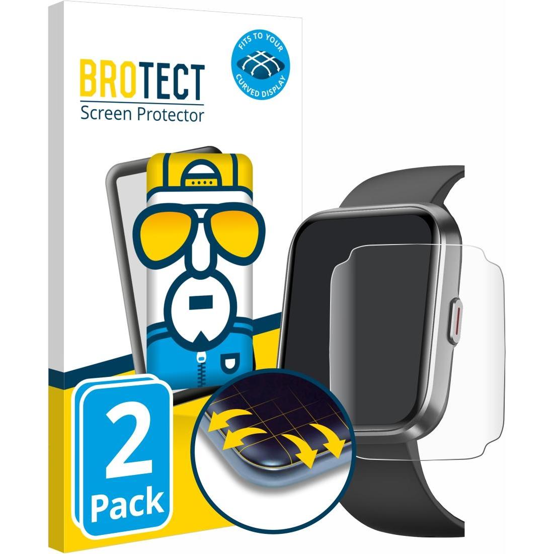 Bild von BROTECT Full-Screen Displayschutz, Smartwatch Schutzfolie, Transparent