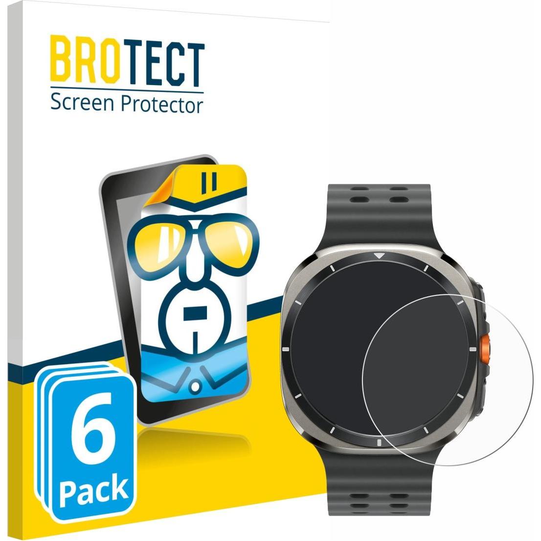 Bild von BROTECT Schutzfolie Displayschutz Klar, Smartwatch Schutzfolie, Transparent