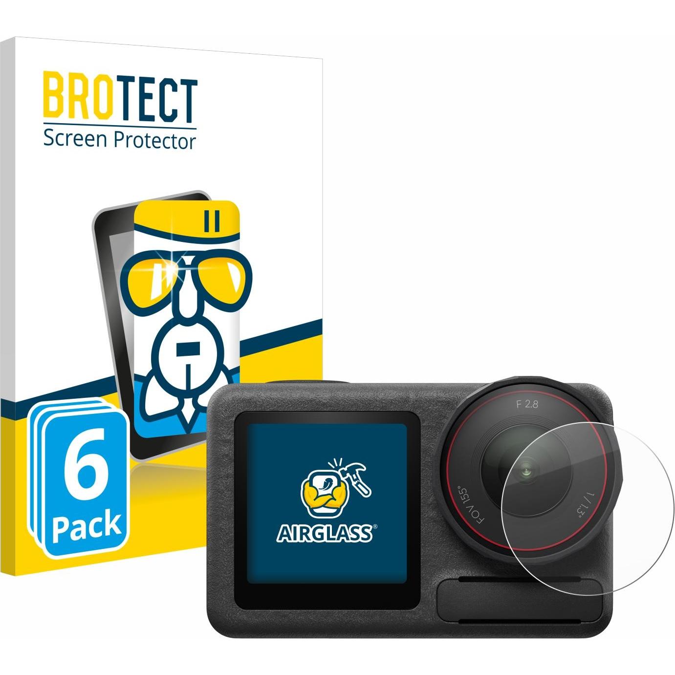 Bild von BROTECT Schutzglas Schutzfolie Glas Folie Displayschutz klar (Osmo Action 5 Pro), Action Cam Zubehör, Transparent