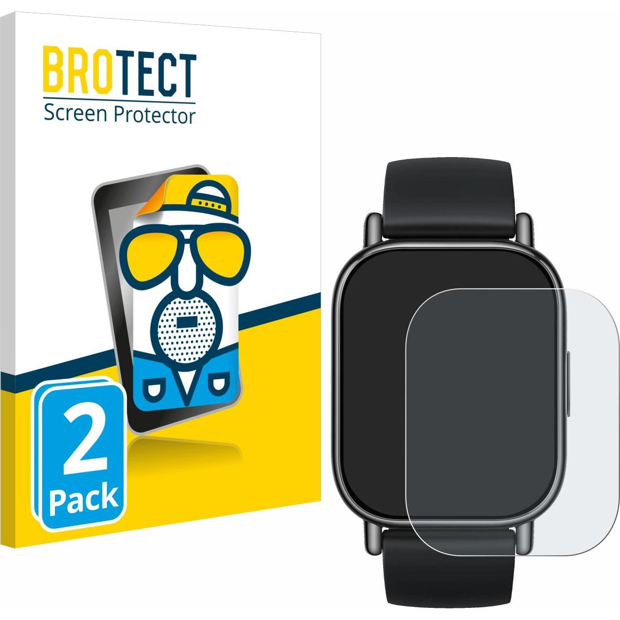 Bild von BROTECT Entspiegelungsfolie Displayschutz Displayschutzfolie Folie Matt, Smartwatch Schutzfolie, Grau