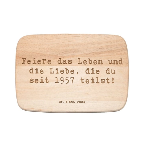 Bild von Mr. & Mrs. Panda Frühstücksbrett 1957 - Ein einzigartiges Geschenk