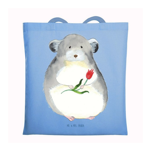 Bild von Mr. & Mrs. Panda Tragetasche Chinchilla Blume - Sky Blue