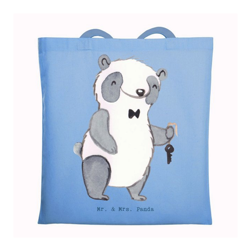Bild von Mr. & Mrs. Panda Tragetasche Vermieter Herz - Sky Blue