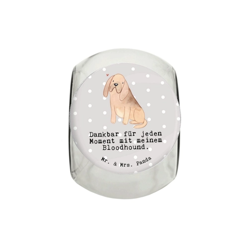 Bild von Mr. & Mrs. Panda Vorratsglas L 870ml Bloodhound Moment - Grau Pastell