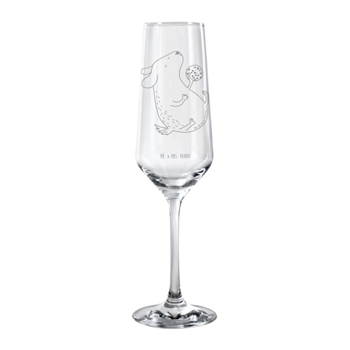 Bild von Mr. & Mrs. Panda Sektglas Hund Keks - Ein stilvolles Geschenk für Tierliebhaber