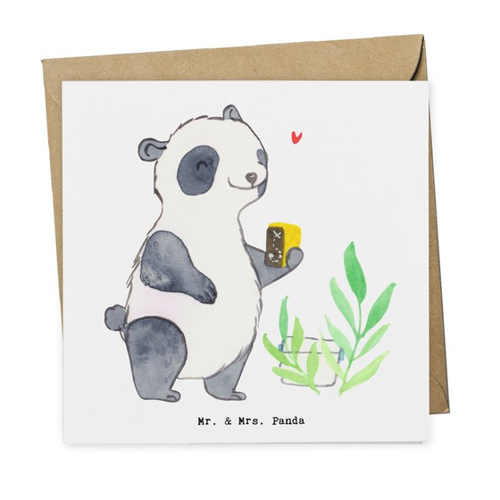 Bild von Mr. & Mrs. Panda Grußkarte Panda Geocaching – Kreatives Geschenk für jeden Anlass