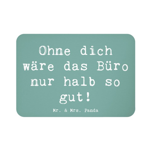 Bild von Mr. & Mrs. Panda Magnet Spruch Sekretärin Beste - Meeresbrise