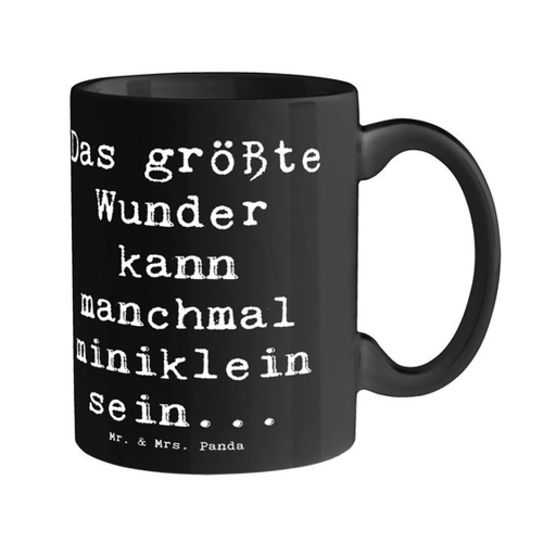 Bild von Mr. & Mrs. Panda Tasse Wunder Entdecken - Schwarz
