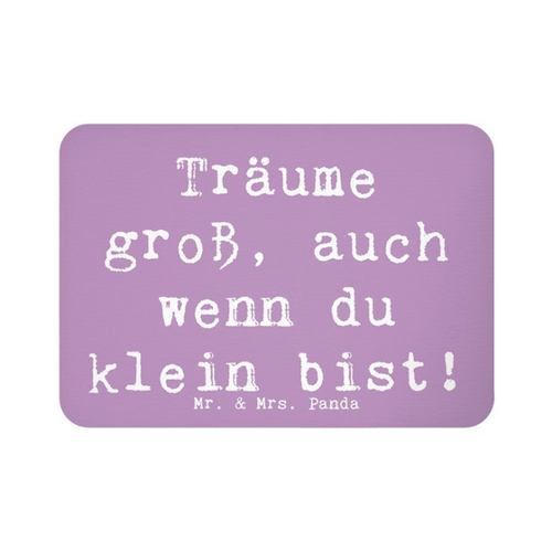 Bild von Mr. & Mrs. Panda Magnet Spruch Alleine schlafen lernen - Lavendeltraum