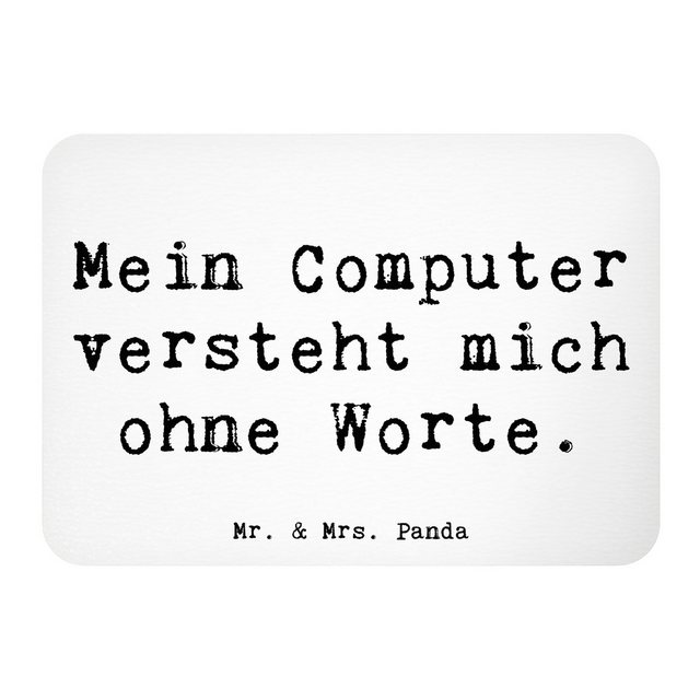 Bild von Mr. & Mrs. Panda Magnet Spruch Verständnisvoller Softwareentwickler - Weiß - Geschenk, Bezieh (1-St)