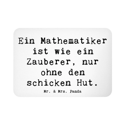 Bild von Mr. & Mrs. Panda Magnet – Ein Mathematiker ist wie ein Zauberer