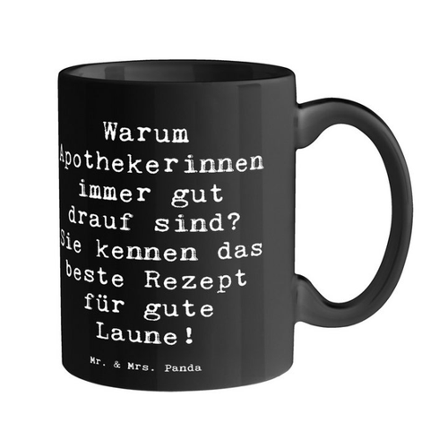 Bild von Mr. & Mrs. Panda Tasse für Apothekerinnen – Ein liebevolles Geschenk
