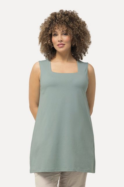 Bild von Große Größen Longtop, Damen, türkis, Größe: 54/56, Baumwolle, Ulla Popken