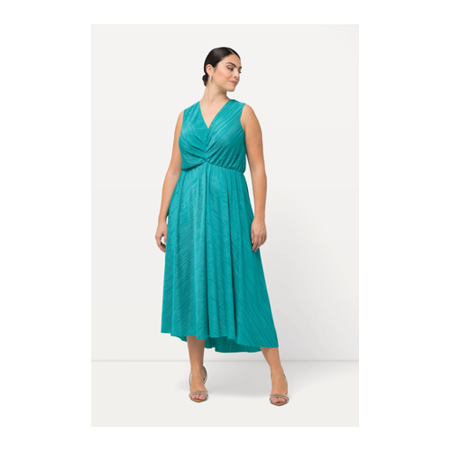 Bild von Ulla Popken Sommerkleid Plissee-Maxikleid in Türkis