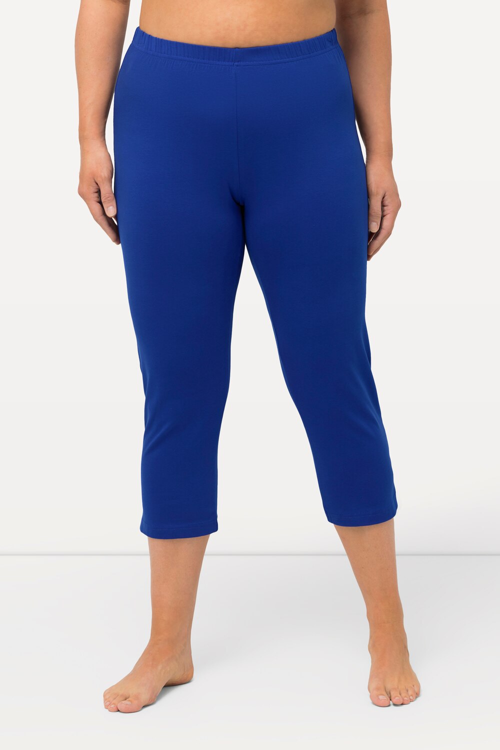 Bild von Große Größen Caprihose, Damen, blau, Größe: 62/64, Baumwolle, Ulla Popken
