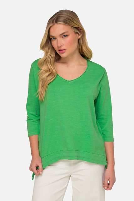 Bild von Große Größen T-Shirt, Damen, grün, Größe: 3XL, Baumwolle, LAURASON