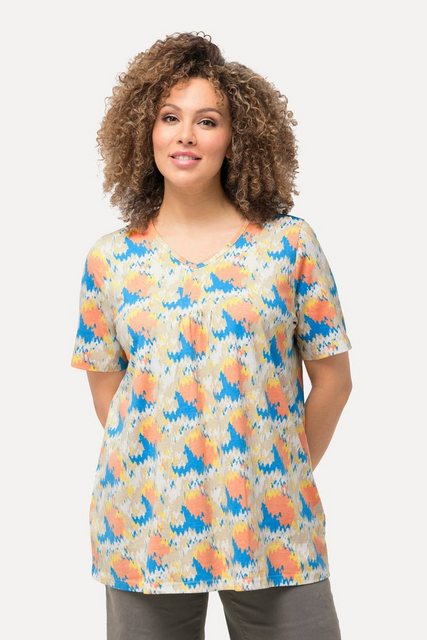 Bild von Große Größen T-Shirt, Damen, beige, Größe: 42/44, Baumwolle, Ulla Popken