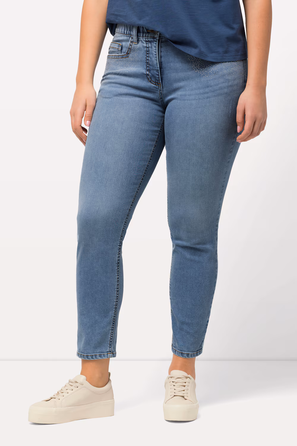 Bild von Grosse Grössen Jeans Sarah, Damen, blau, Größe: 48, Baumwolle/Polyester, Ulla Popken