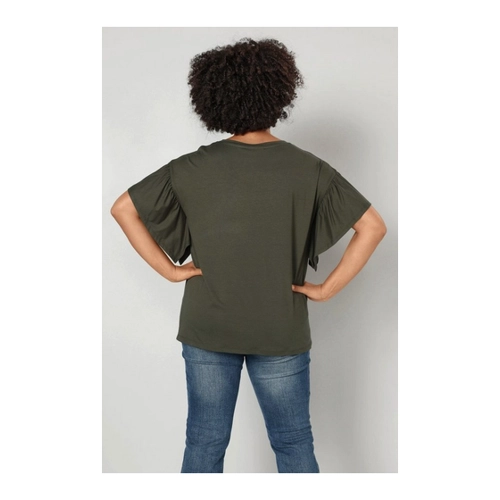 Bild von Sara Lindholm T-Shirt mit U-Boot-Ausschnitt