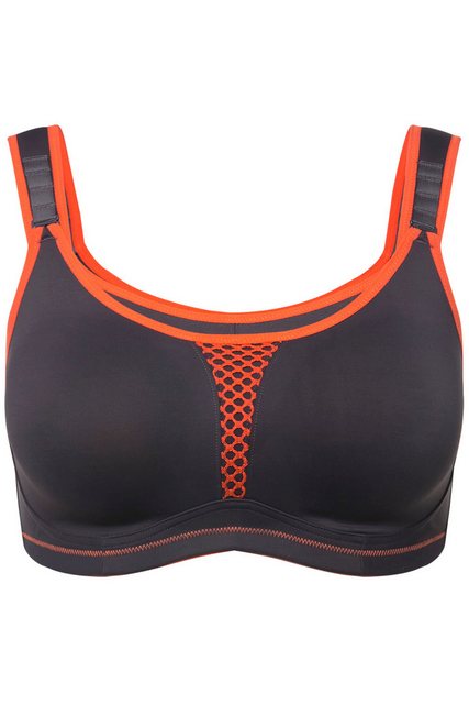 Bild von Große Größen Sport-BH, Damen, grau, Größe: 115C, Synthetische Fasern/Elasthan/Polyester, Ulla Popken