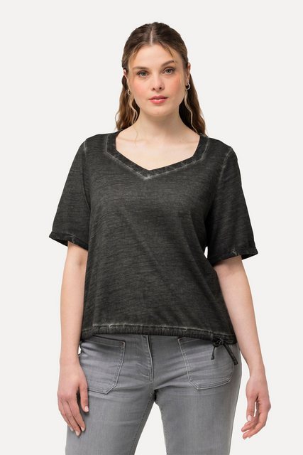 Bild von Große Größen T-Shirt, Damen, grau, Größe: 46/48, Baumwolle, Ulla Popken